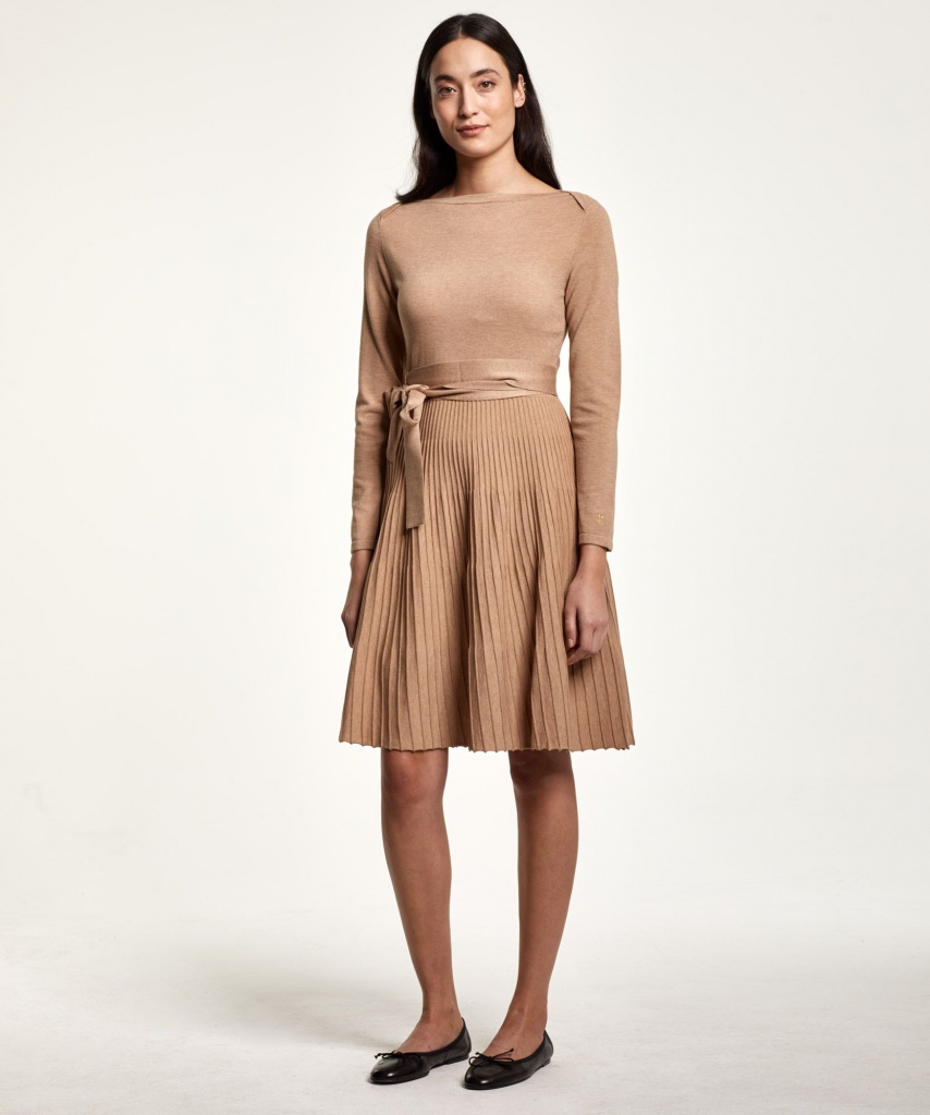 Morris Klänning Ancelin Knit Debut Morris Klänning Ancelin Knit Dress Grå Stickade